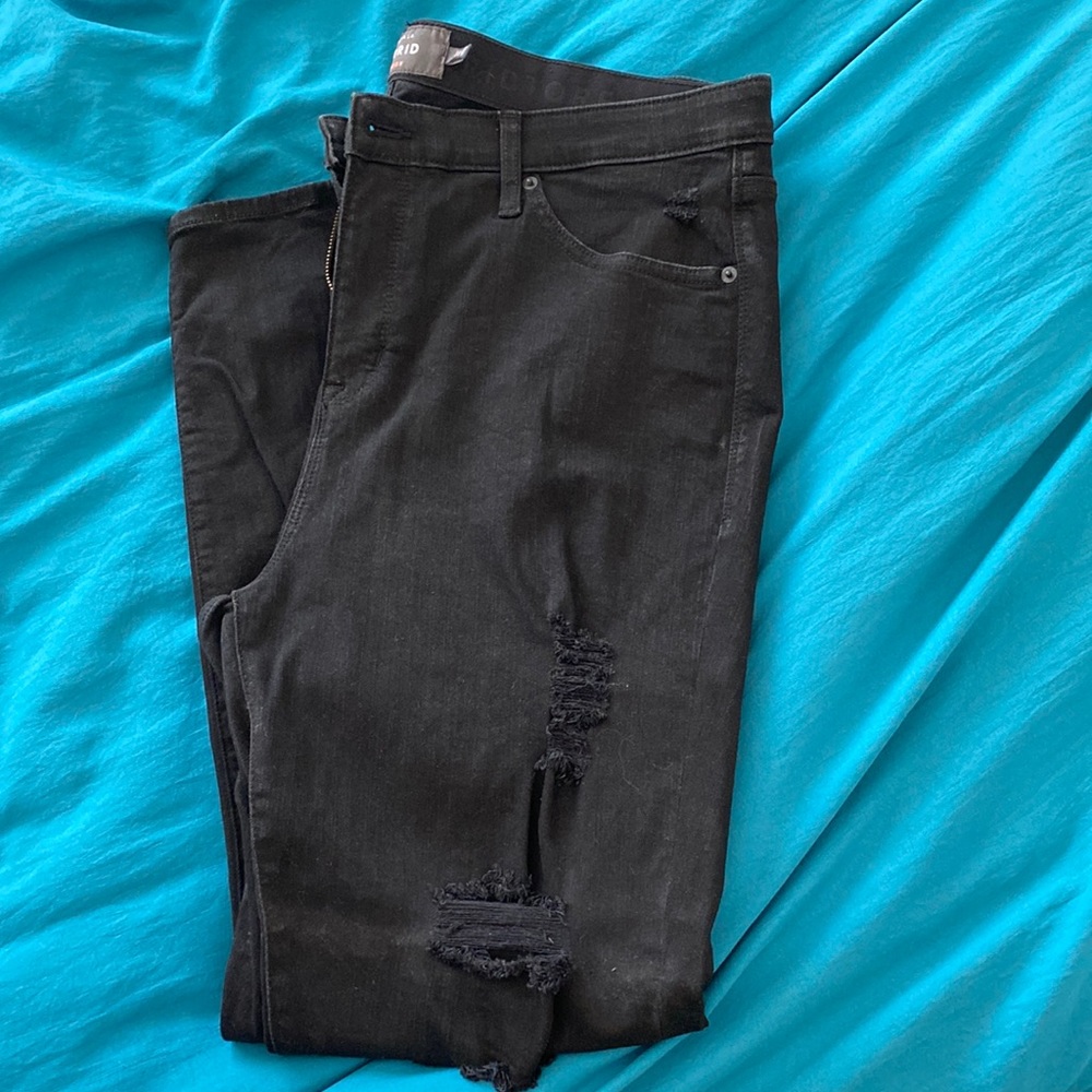 Black Torrid Ripped Skinny Jeans Size 18T